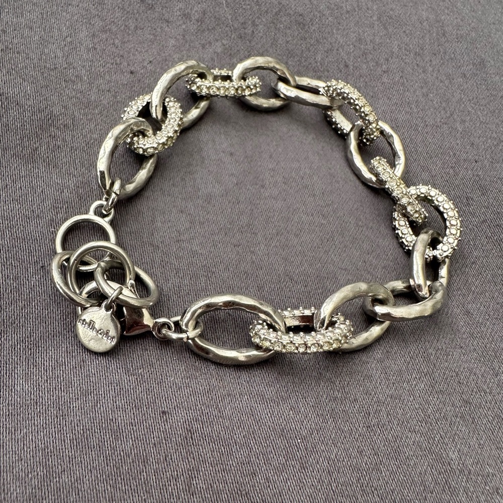 Silver Stella & Dot Link Bracelet 🩶